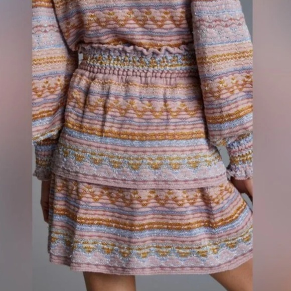 🩷 NWT Cecilia Prado tiered ruffle skirt - Picture 3 of 9